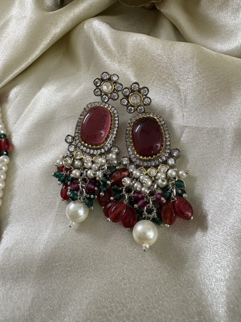 Eliana Polki Necklace set - Image 5