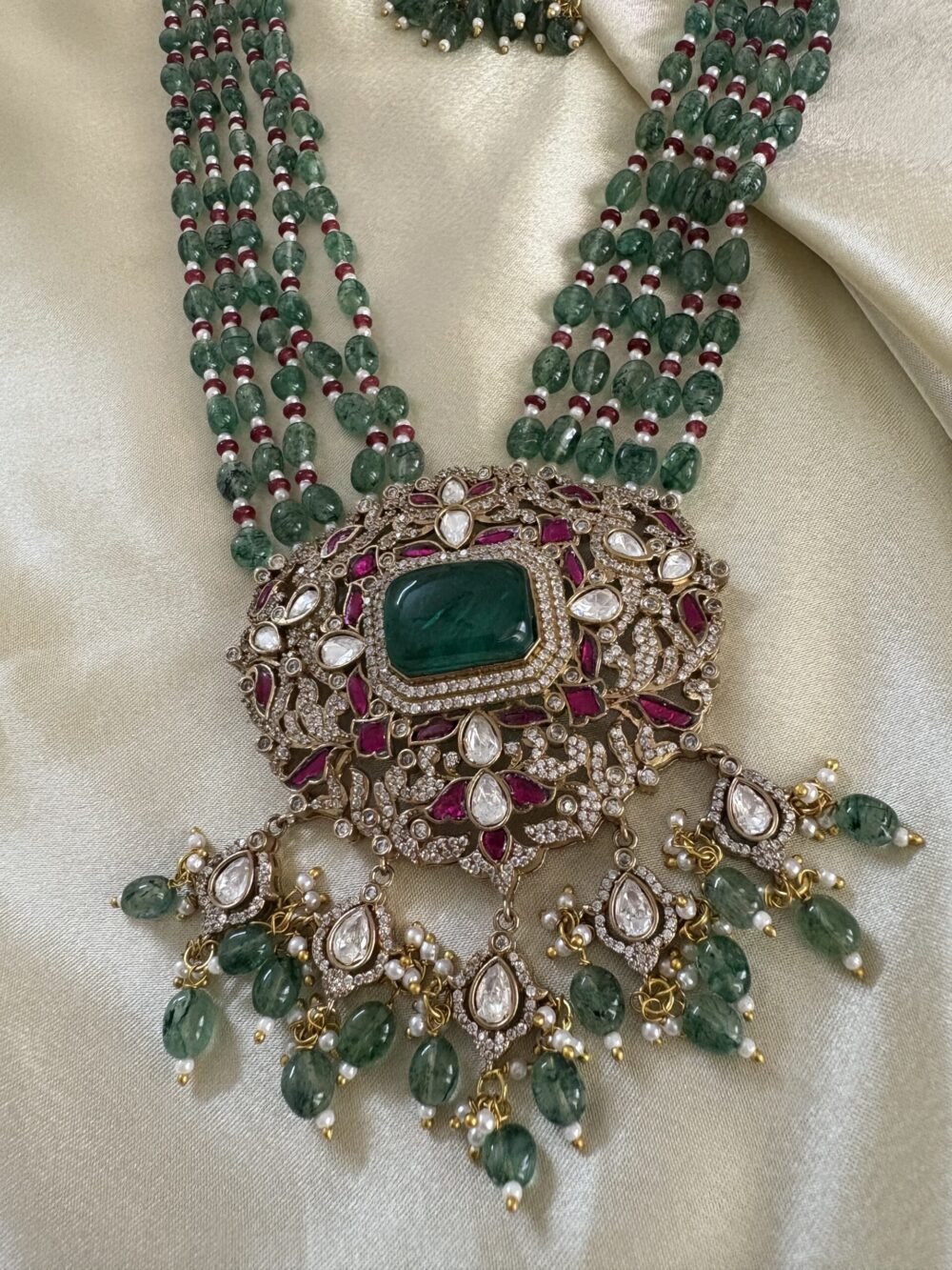 Kaira Polki Necklace set - Image 2