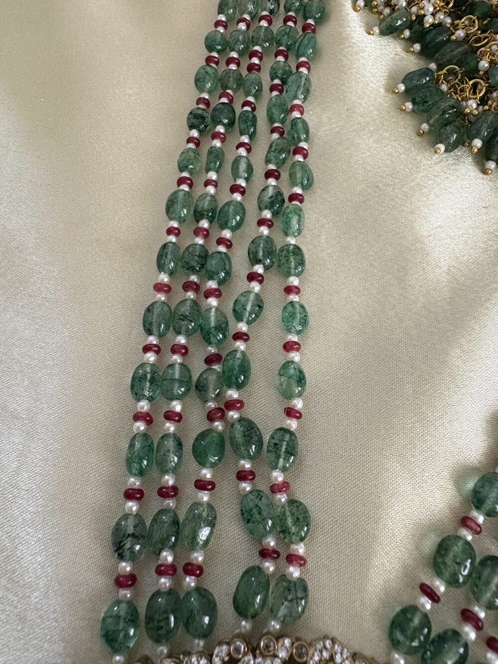 Kaira Polki Necklace set - Image 3