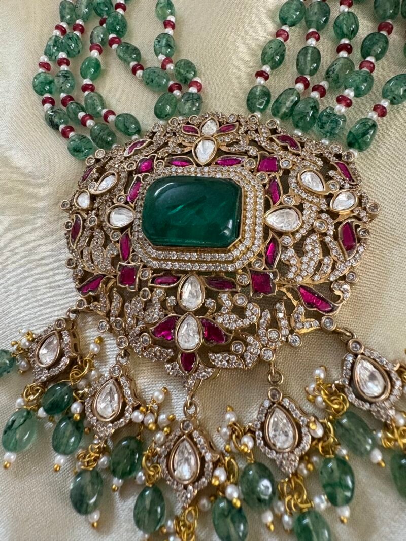 Kaira Polki Necklace set - Image 7