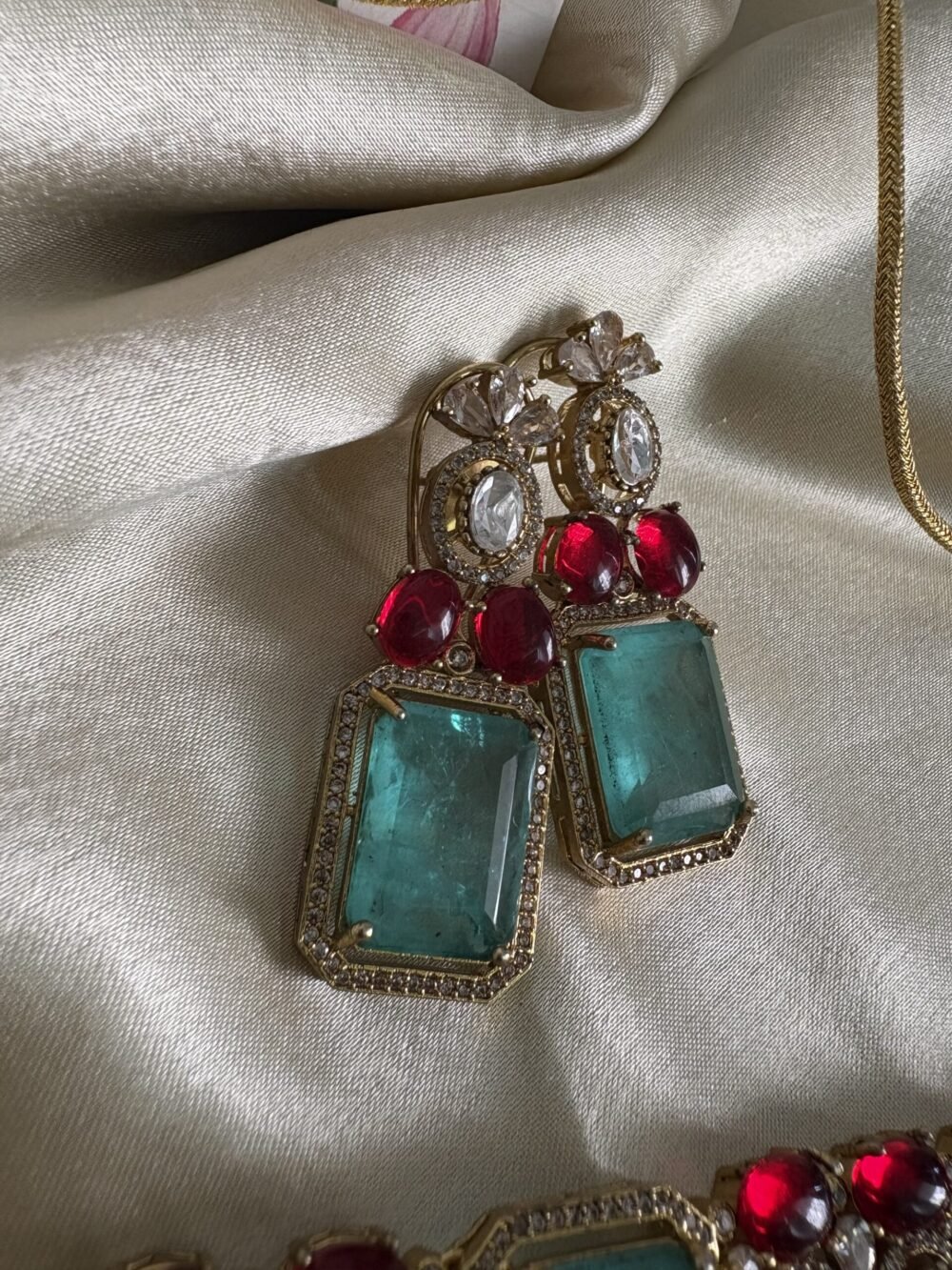 Isha Polki Choker Set - Image 6