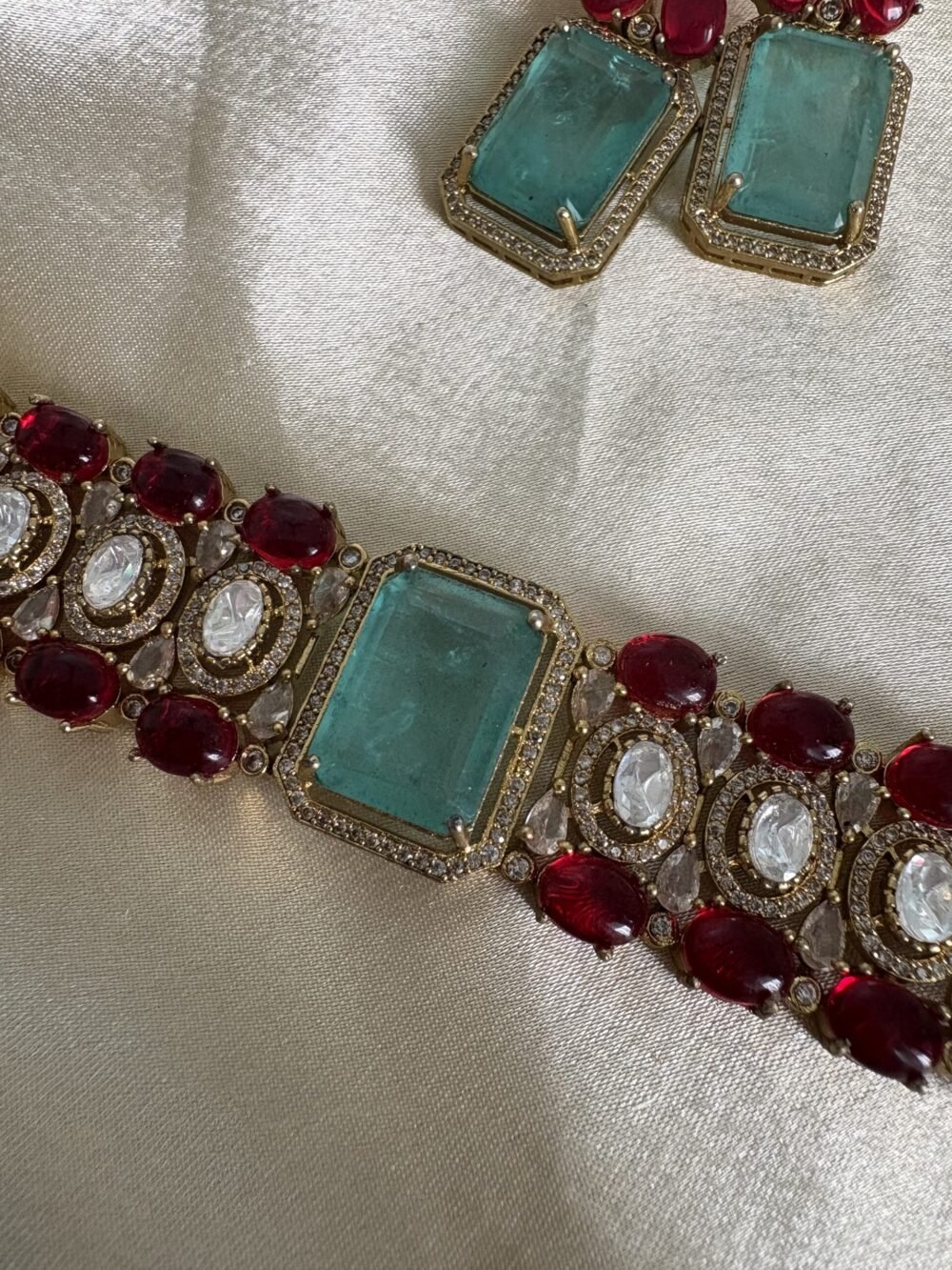 Isha Polki Choker Set - Image 2