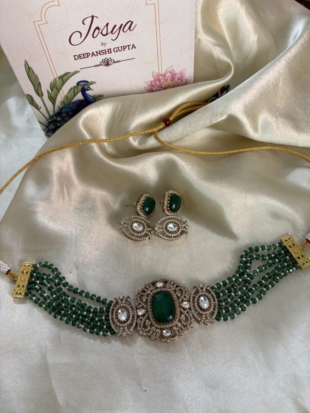 Shanvika Polki Choker Set - Image 8