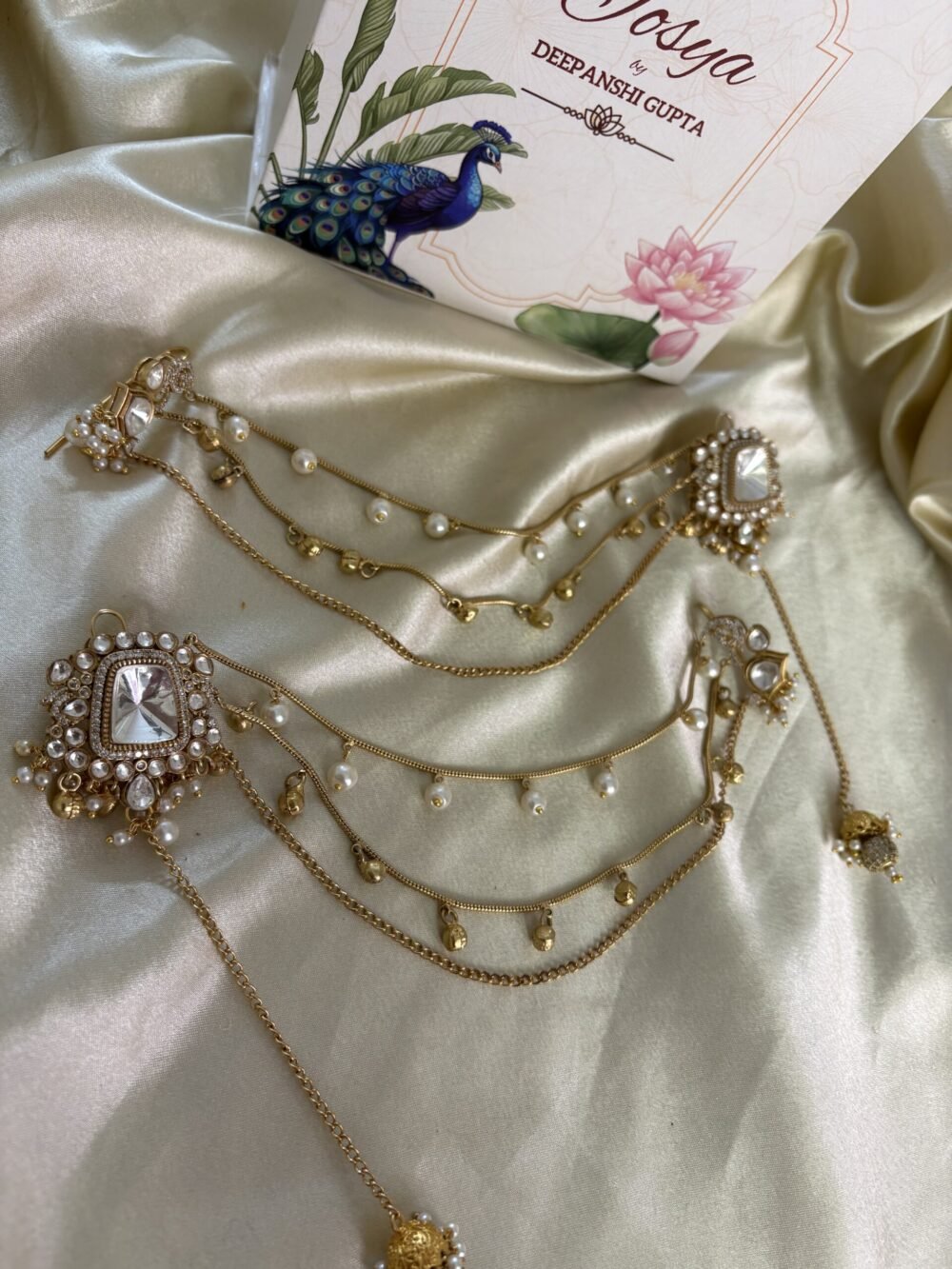 Sajna Hairchain Earrings - Image 10