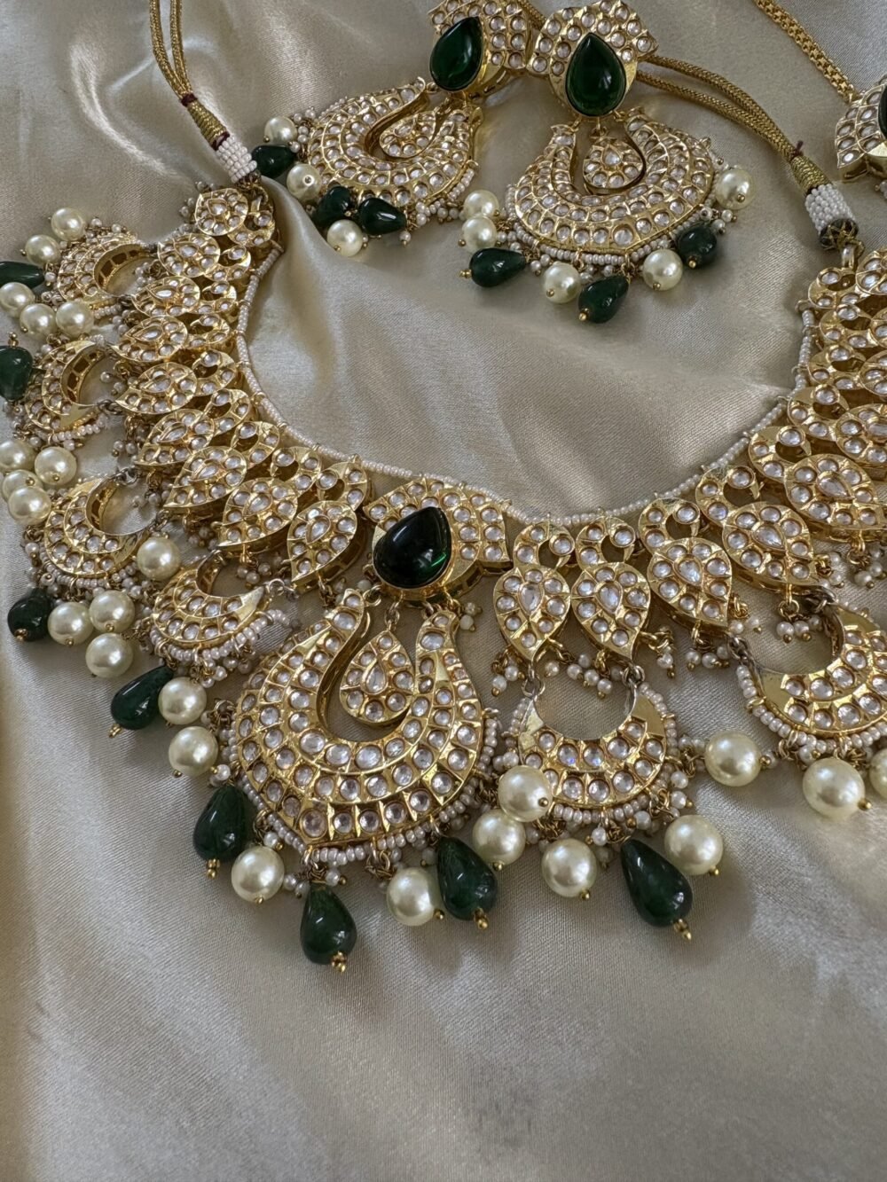 Adya Polki Bridal Necklace Set - Image 2