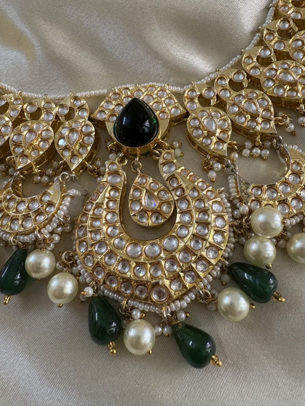 Adya Polki Bridal Necklace Set - Image 3