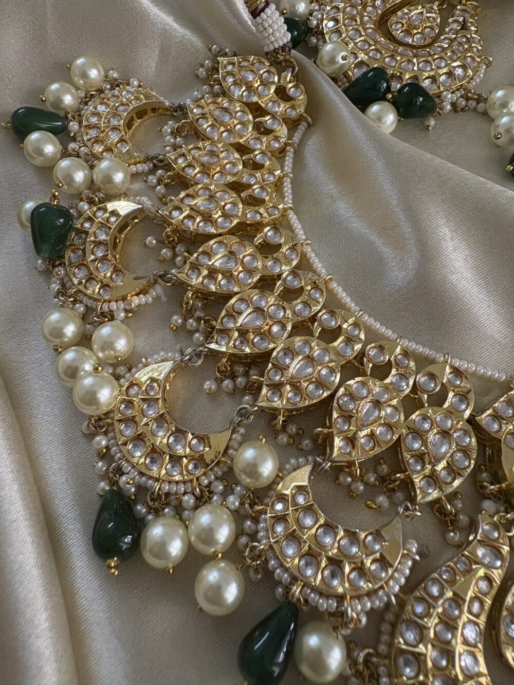 Adya Polki Bridal Necklace Set - Image 4