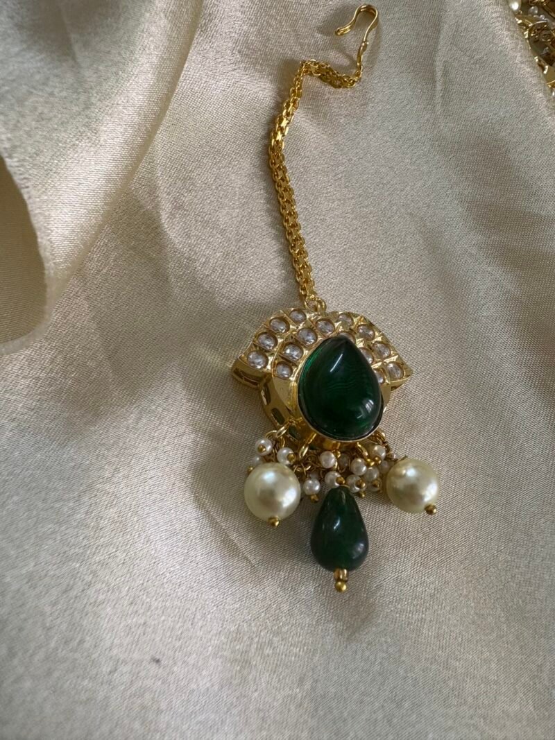 Adya Polki Bridal Necklace Set - Image 8