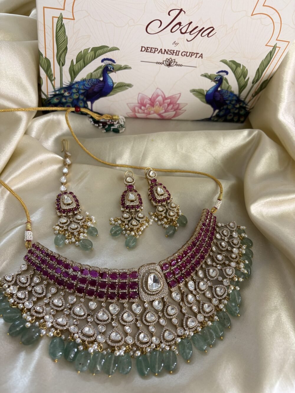 Aishani Polki Bridal Necklace Set