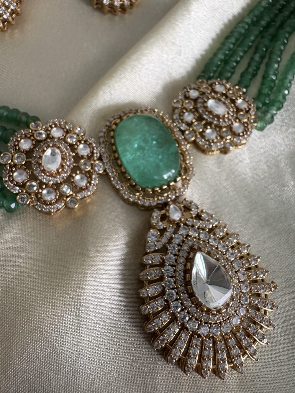 Asma Polki Choker Set - Image 2