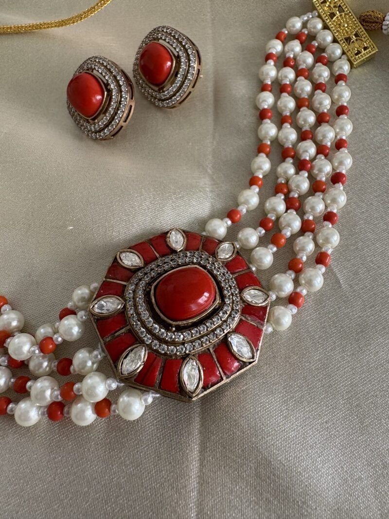 Moksha Polki Choker Set - Image 7