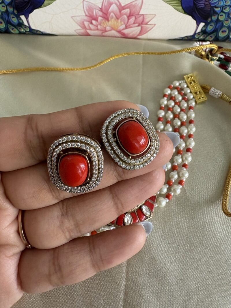 Moksha Polki Choker Set - Image 4