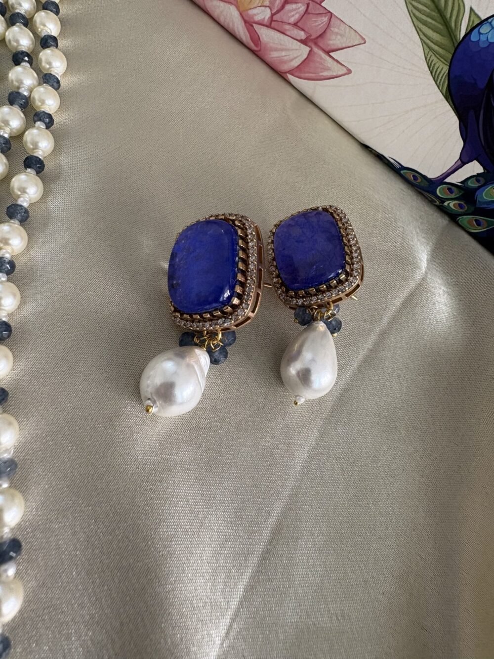 Mohati Polki Pendant Necklace Set - Image 6
