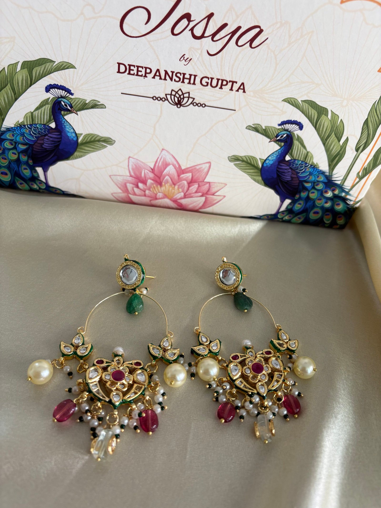 Ishika Kundan Earrings