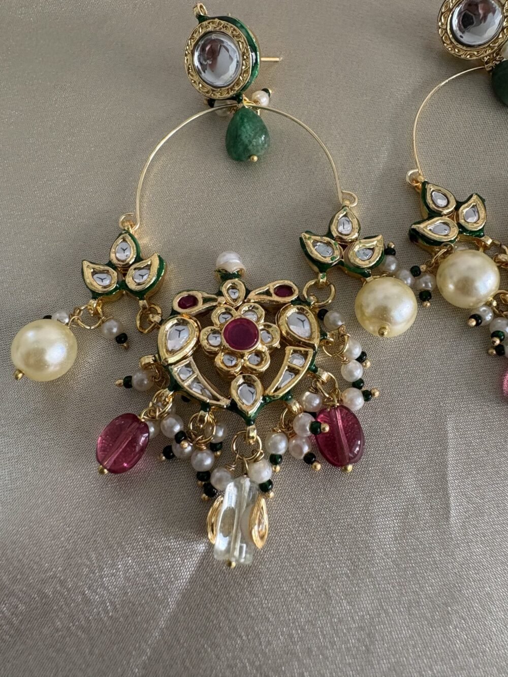 Ishika Kundan Earrings - Image 2