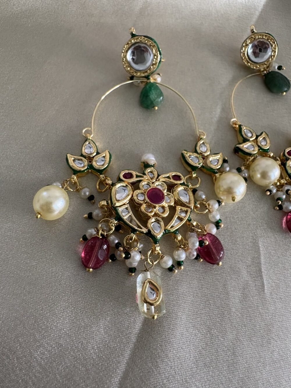 Ishika Kundan Earrings - Image 3