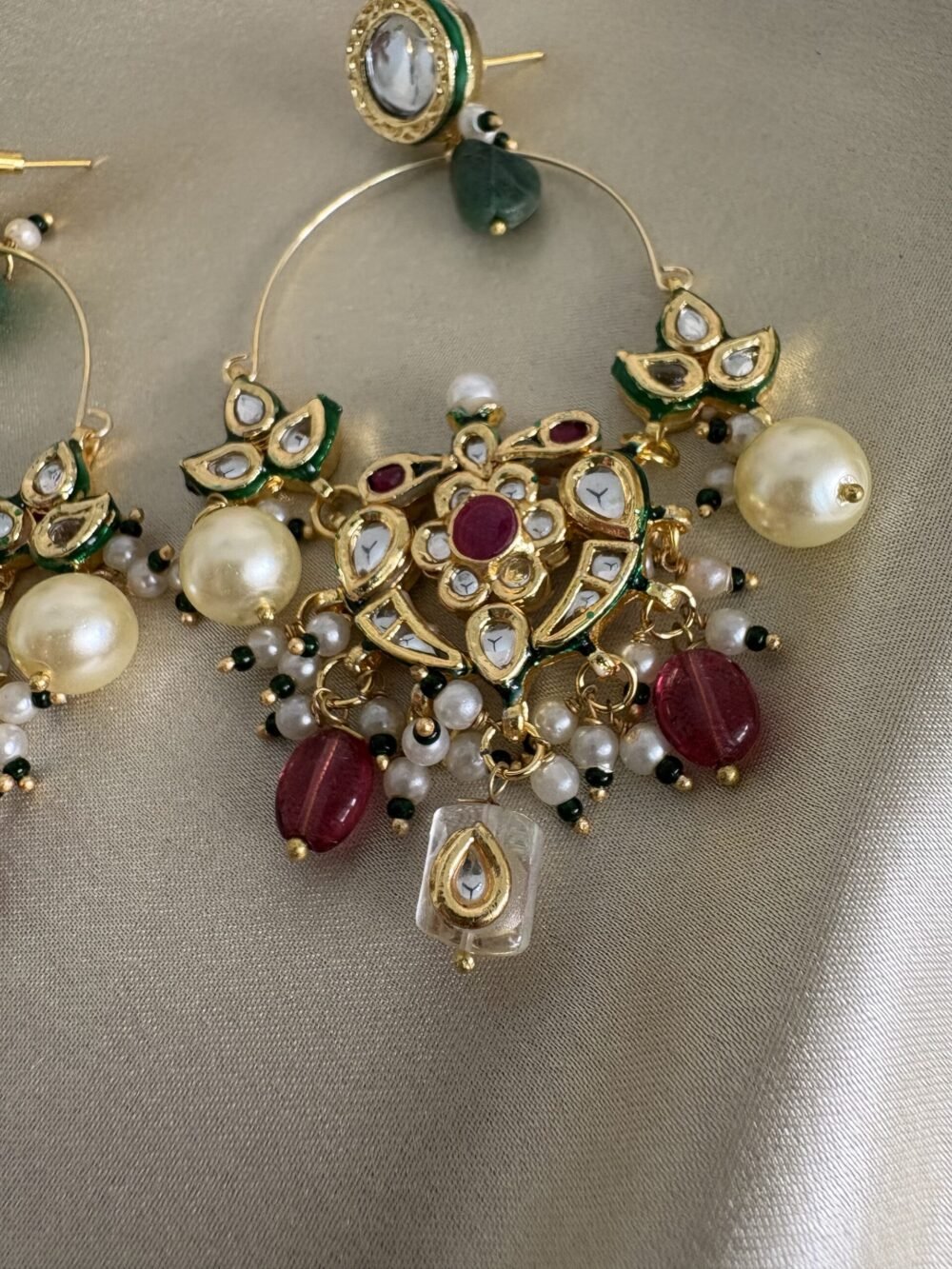 Ishika Kundan Earrings - Image 4