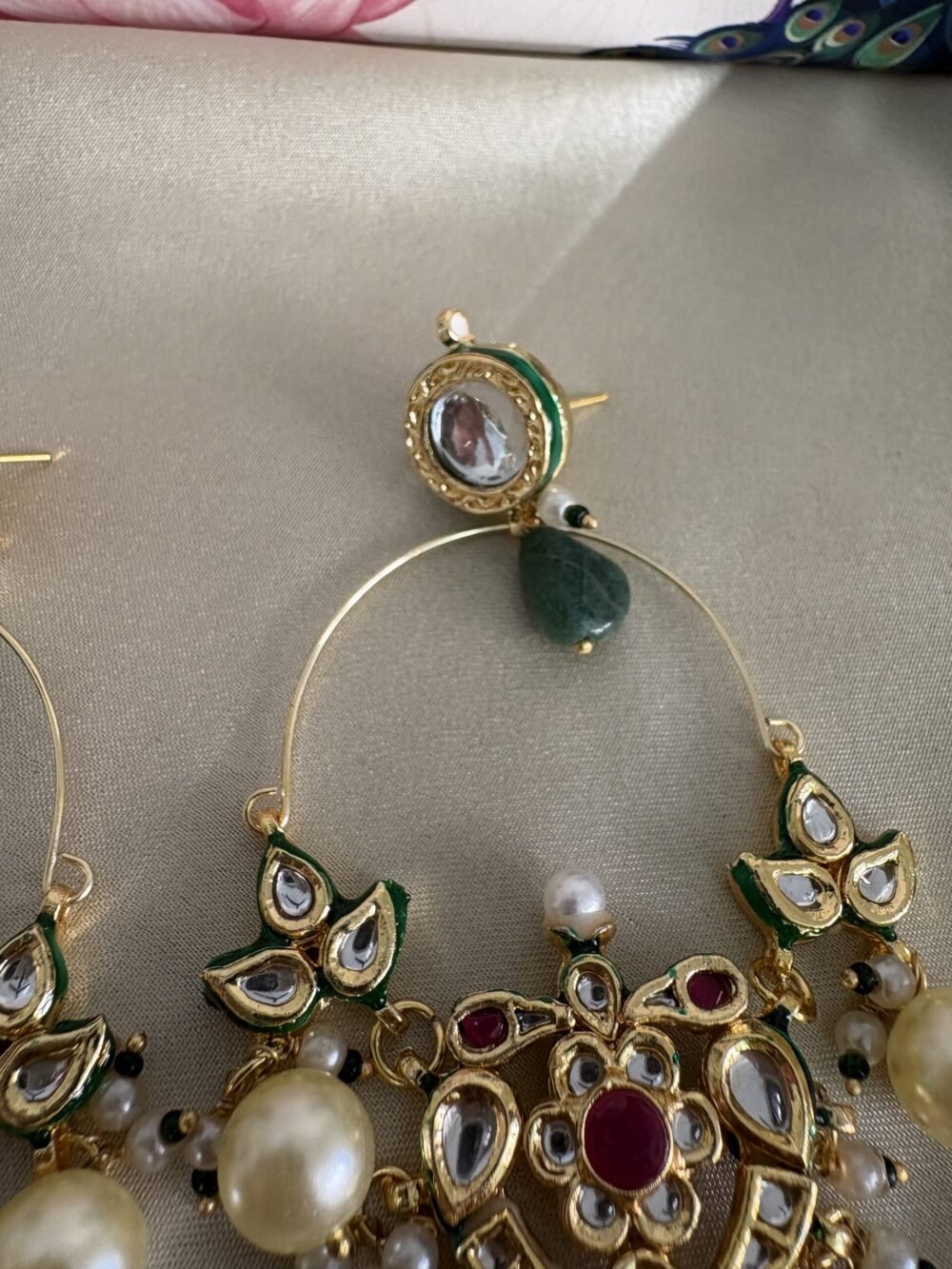 Ishika Kundan Earrings - Image 5