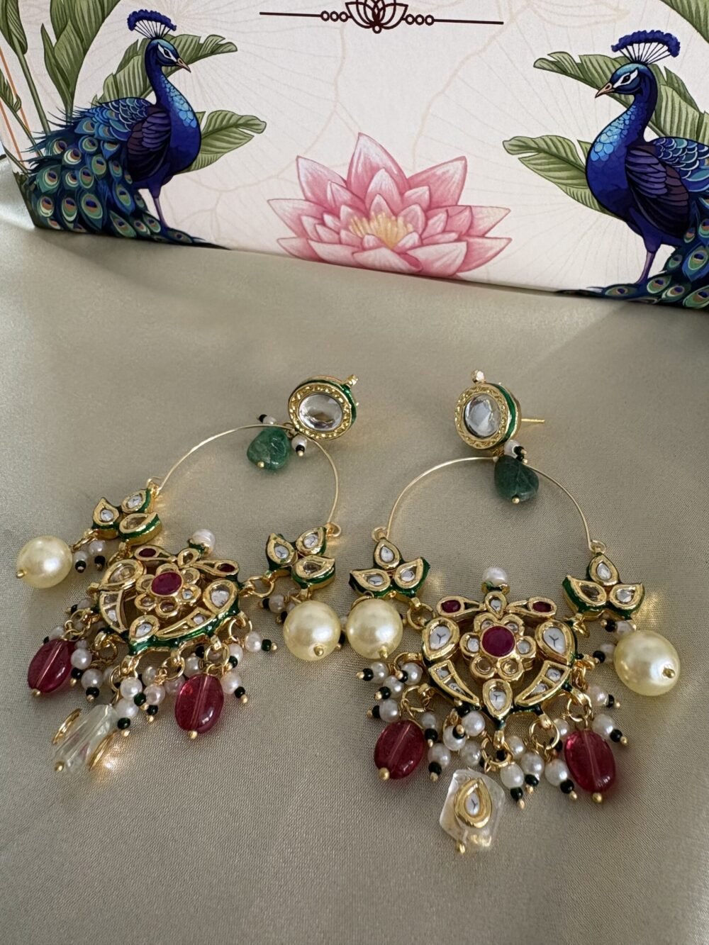 Ishika Kundan Earrings - Image 7