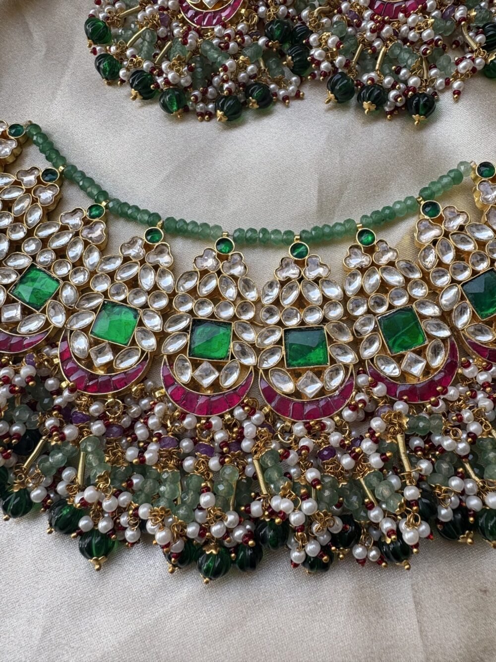 Mrinal Bridal Necklace  Set - Image 2