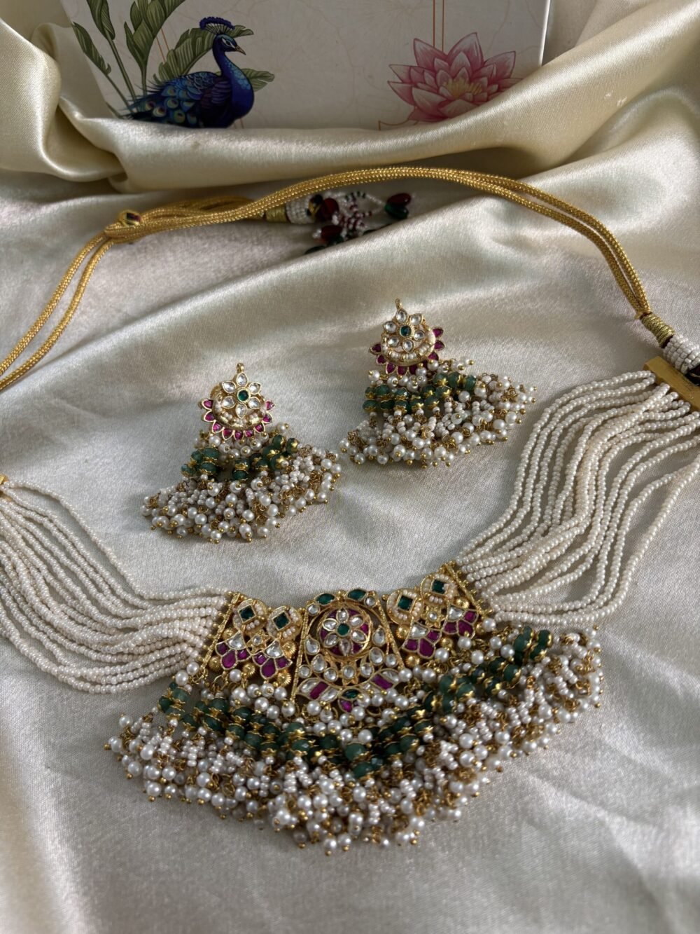 Karishma Kundan Choker Set - Image 2