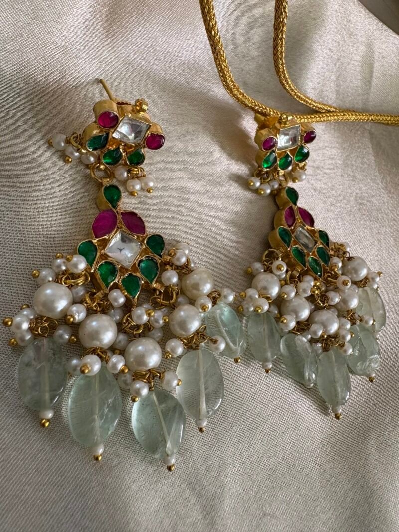 Atika Kundan Necklace Set - Image 7