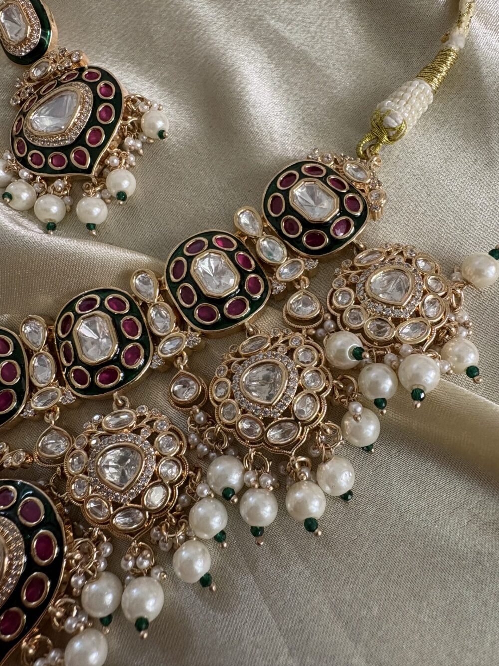 Ayana Polki Bridal Choker Set - Image 5