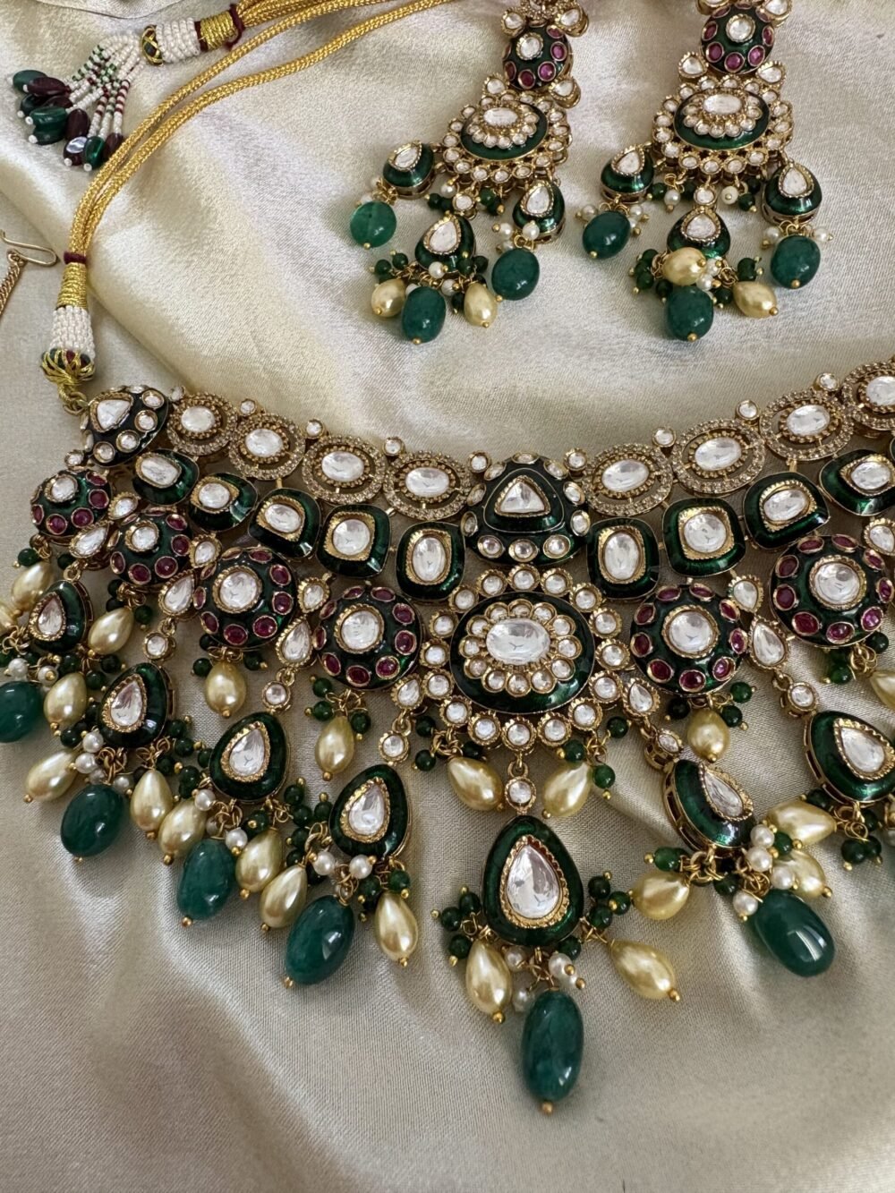 Ragni Polki Bridal Choker Set - Image 2