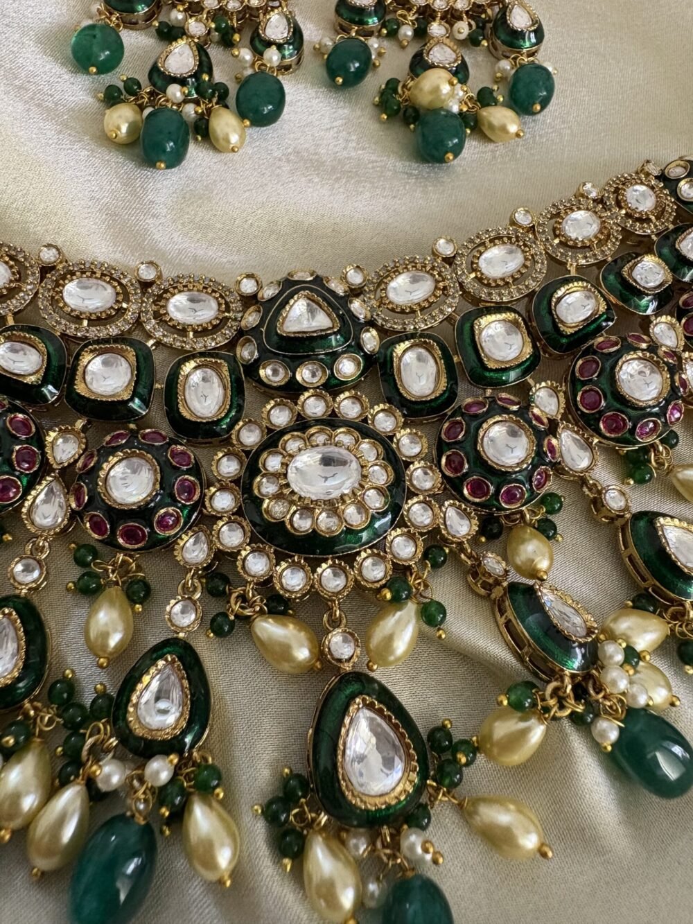 Ragni Polki Bridal Choker Set - Image 3