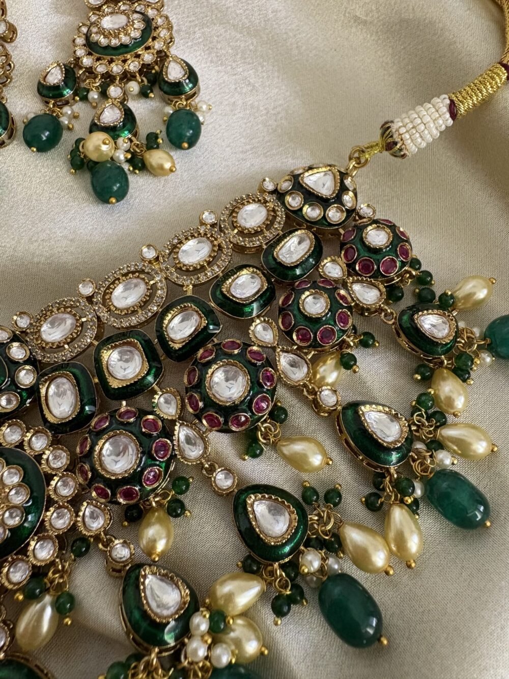 Ragni Polki Bridal Choker Set - Image 4