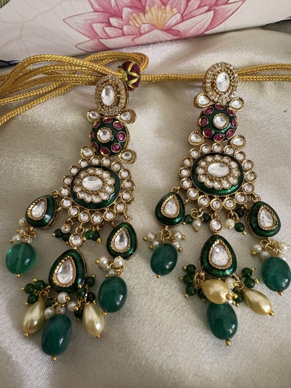 Ragni Polki Bridal Choker Set - Image 5
