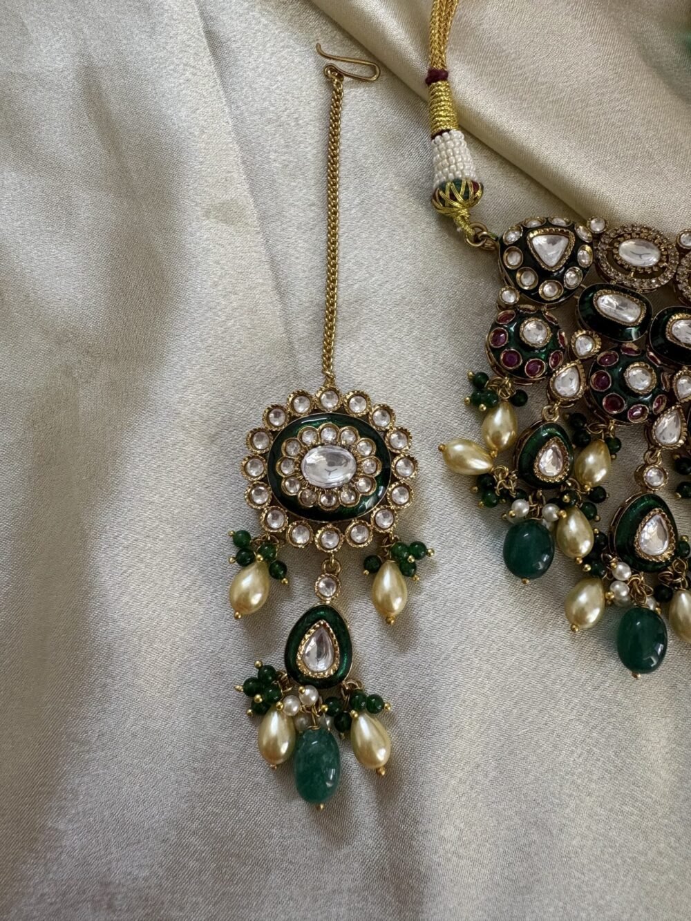 Ragni Polki Bridal Choker Set - Image 7