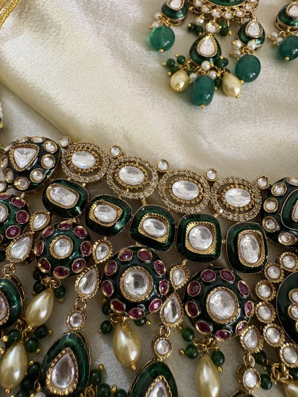 Ragni Polki Bridal Choker Set - Image 10