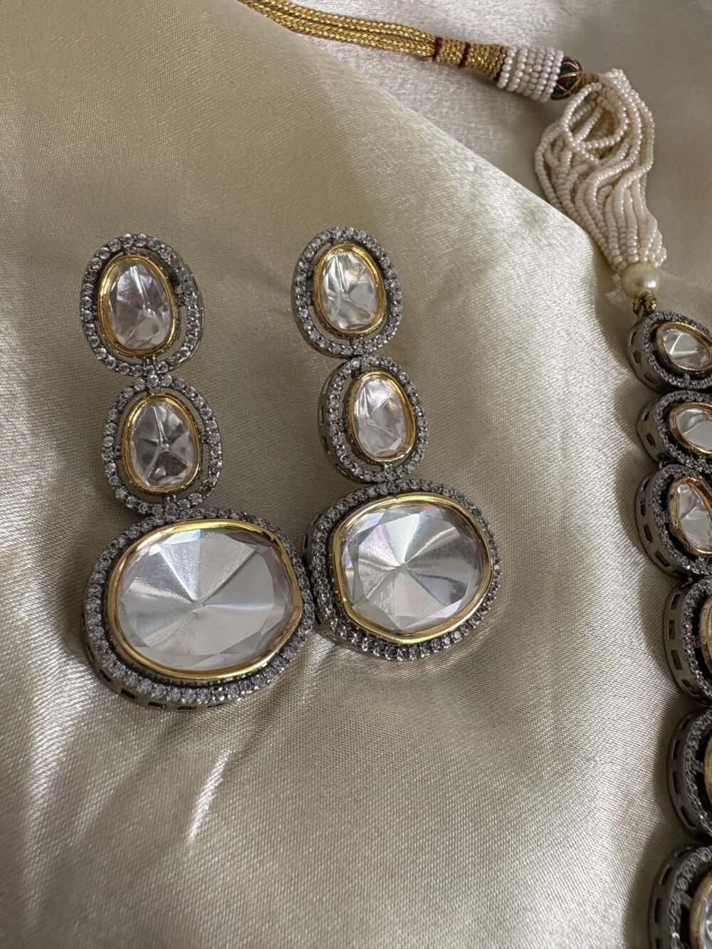 Charvi Polki Necklace Set - Image 8