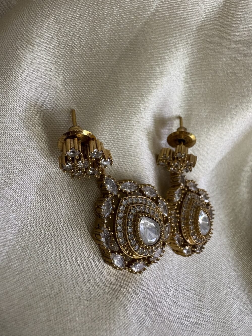 Janhavi Long Polki Necklace set - Image 4