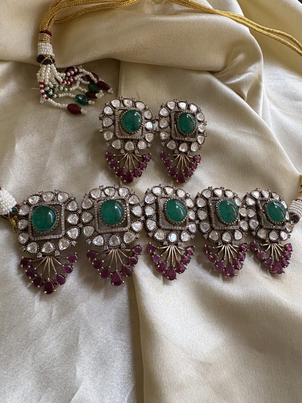 Ela Polki Choker Set - Image 7