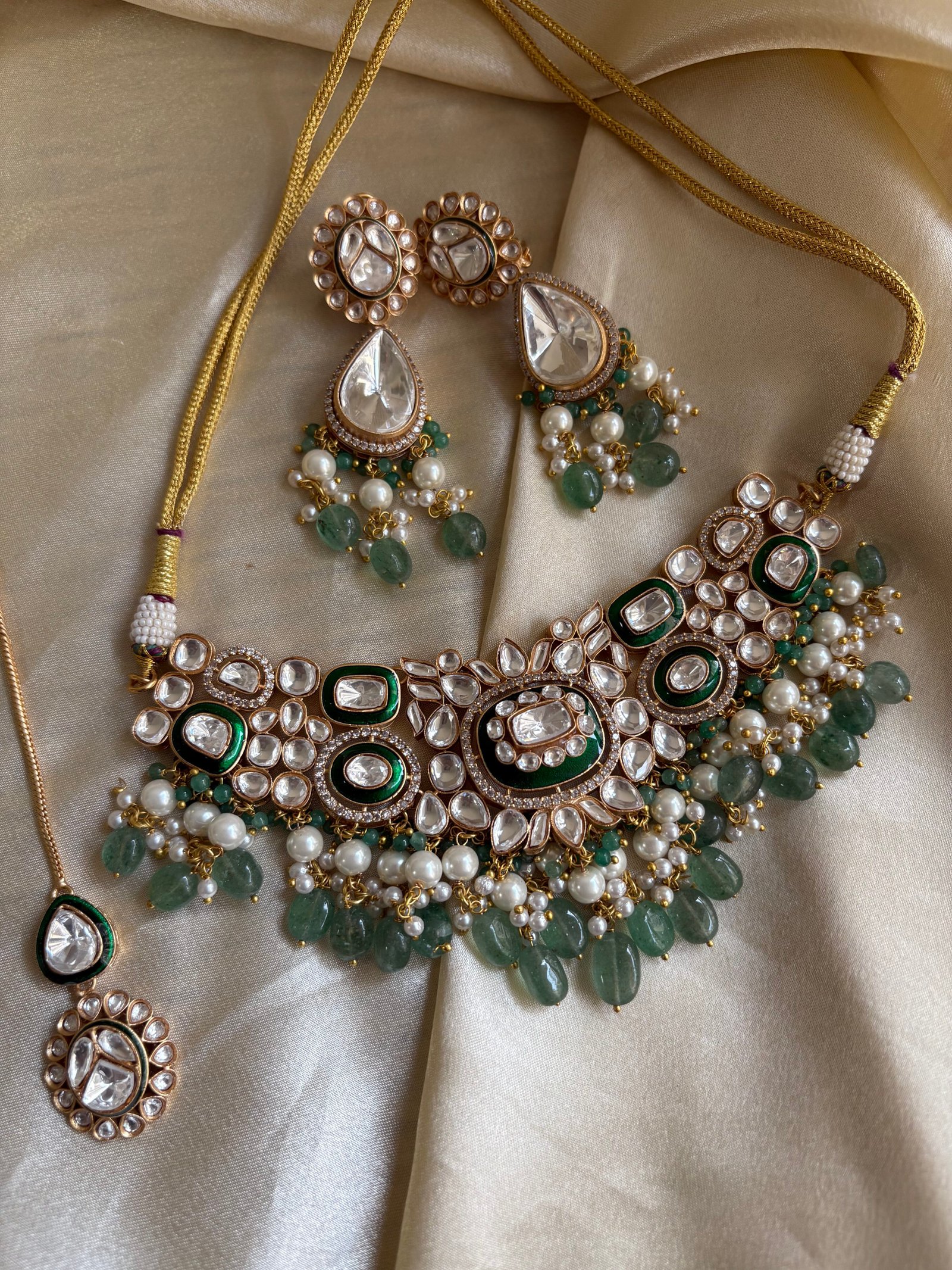 Chahana Polki Choker Set