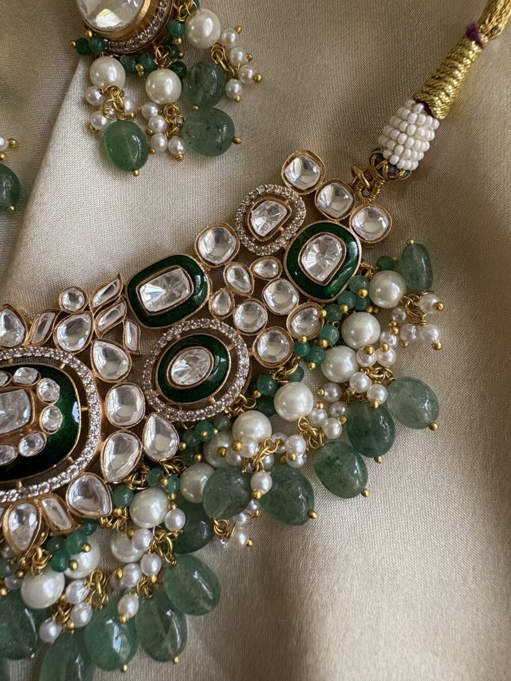 Chahana Polki Choker Set - Image 4