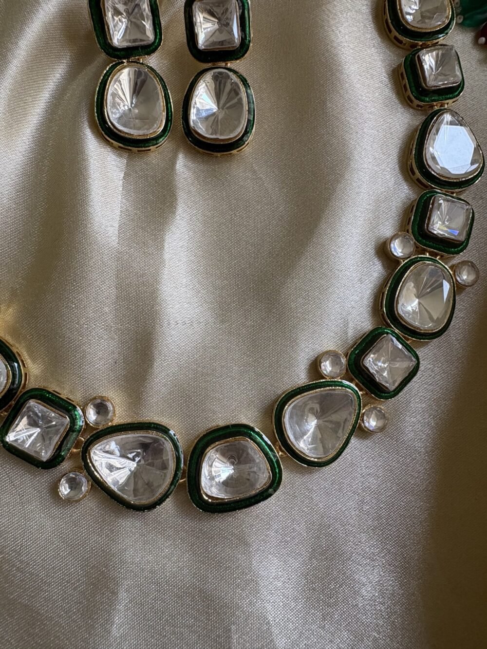 Arina Polki Necklace Set - Image 2