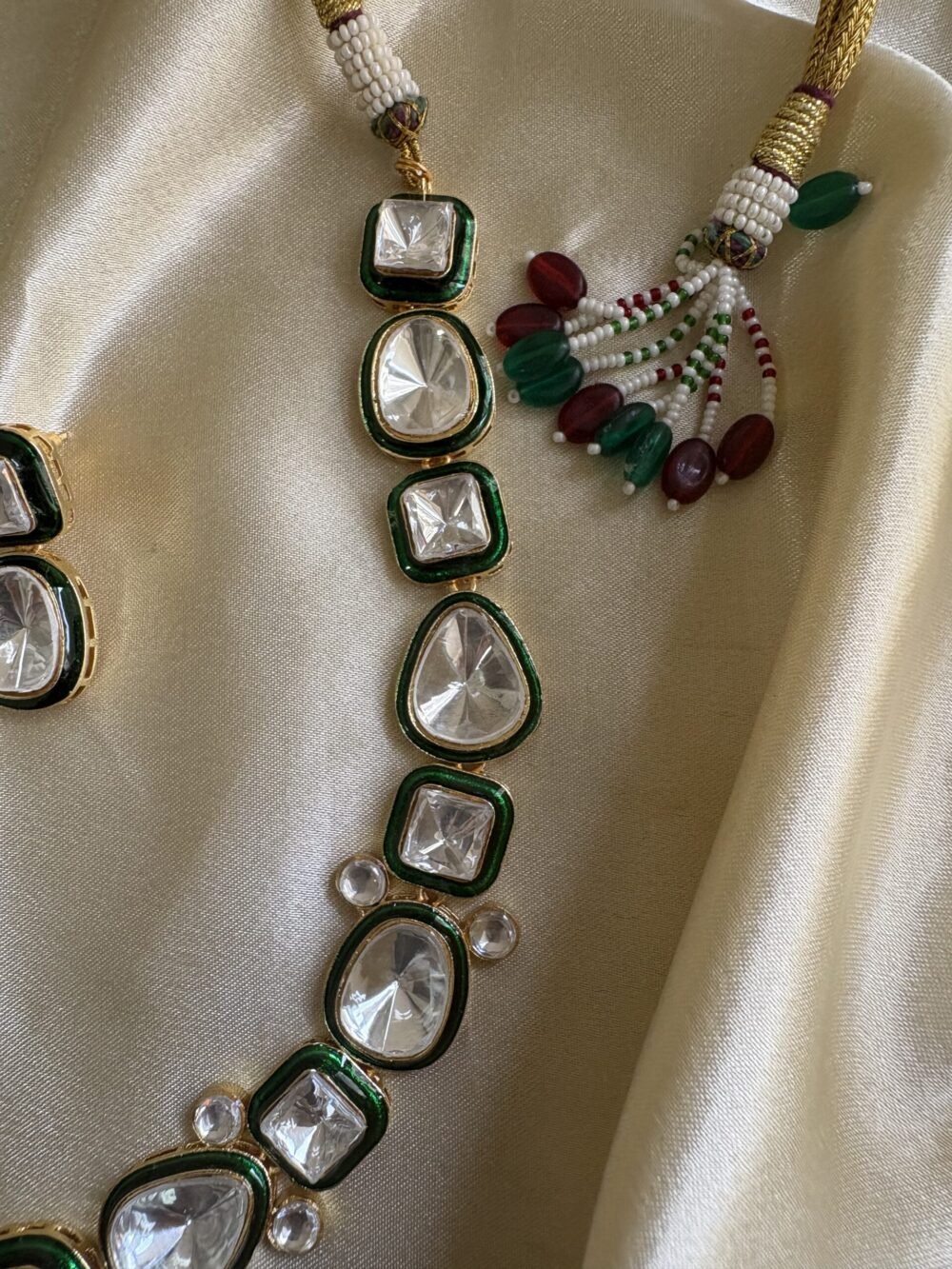 Arina Polki Necklace Set - Image 4