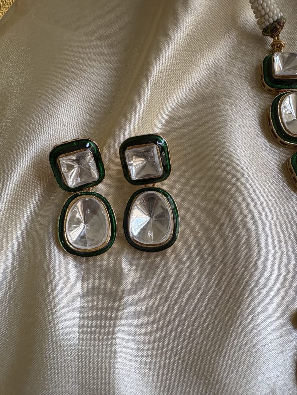 Arina Polki Necklace Set - Image 5