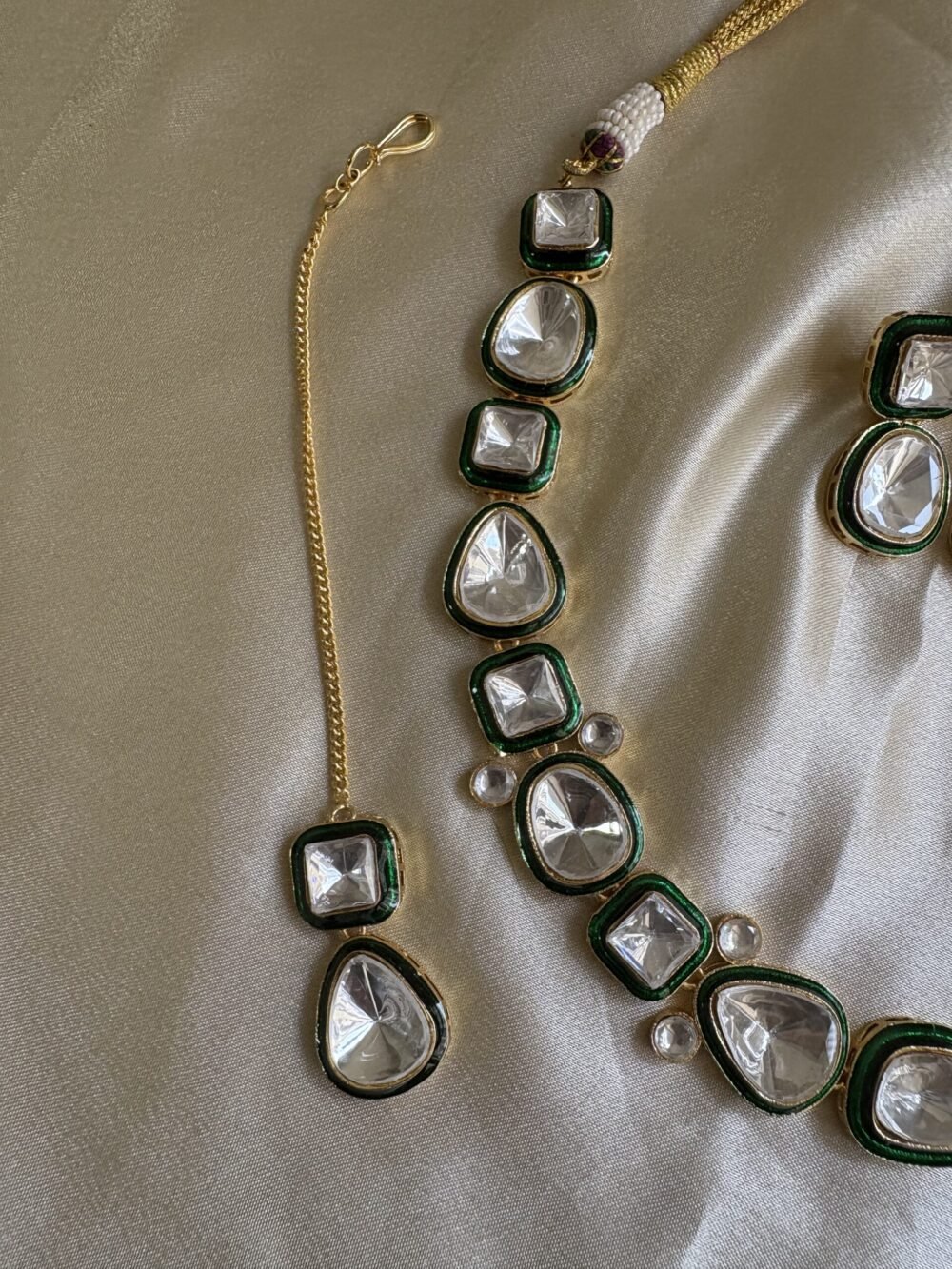 Arina Polki Necklace Set - Image 6