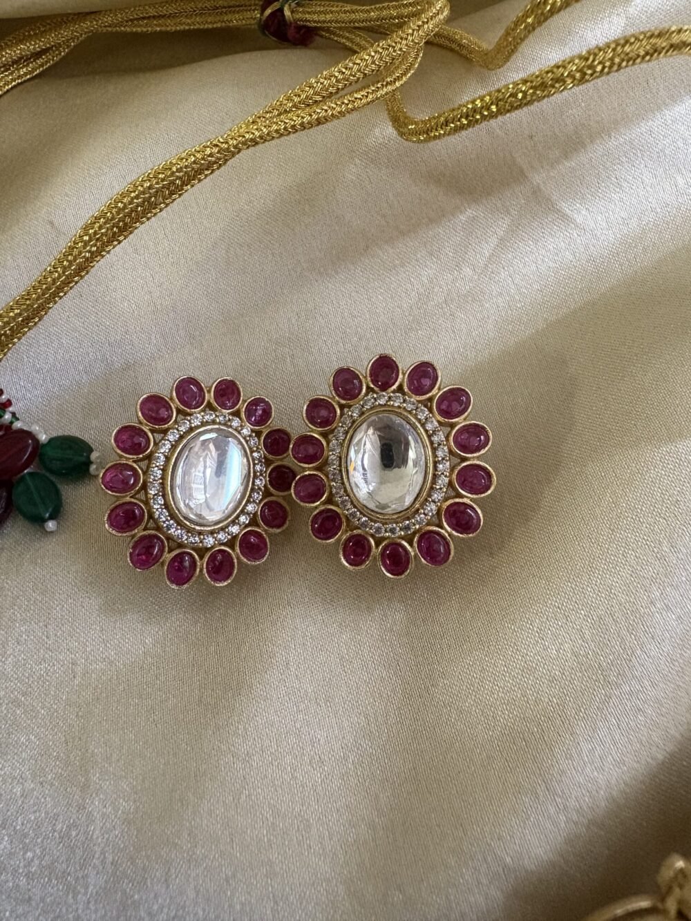Dvija Polki Choker Set - Image 4