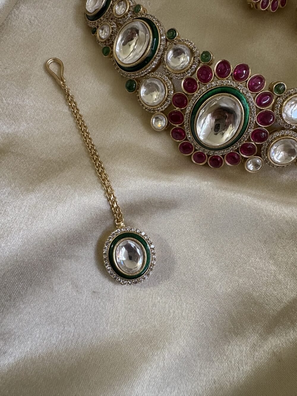 Dvija Polki Choker Set - Image 5