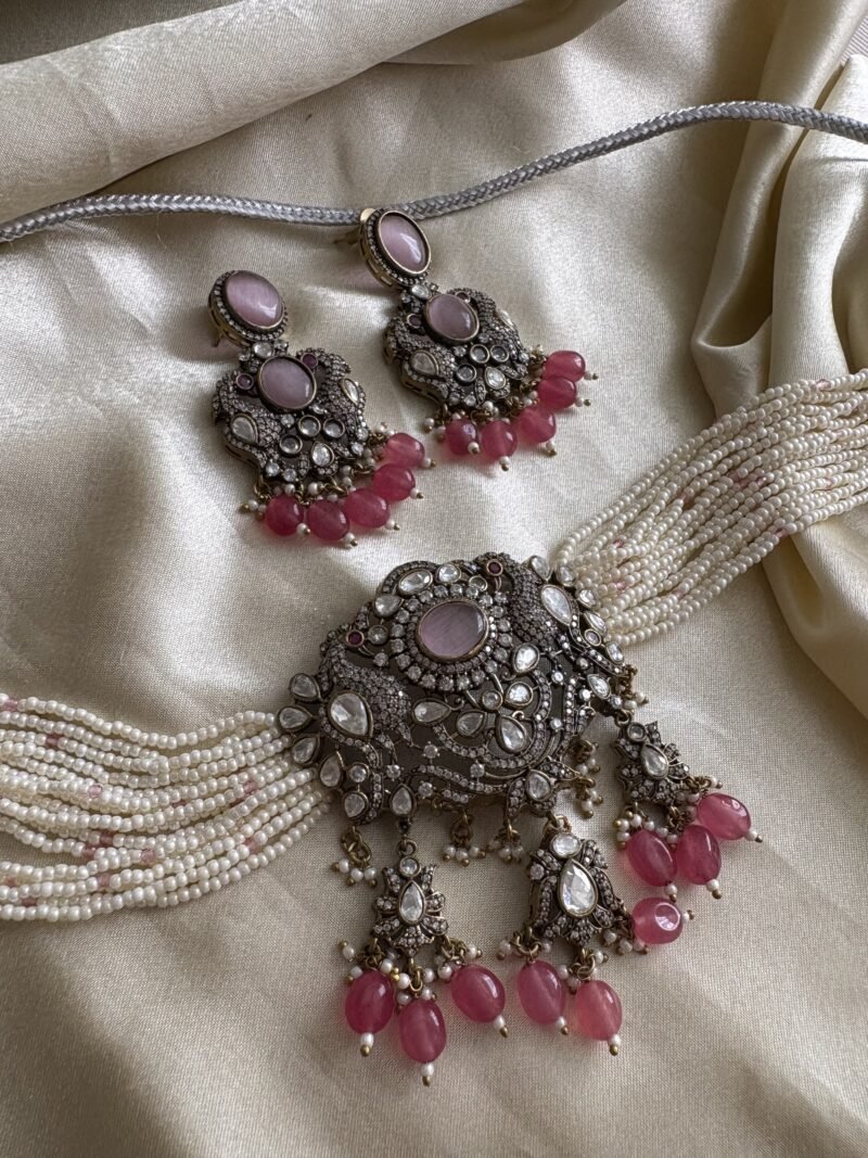 Jigisha Polki Choker Set - Image 2