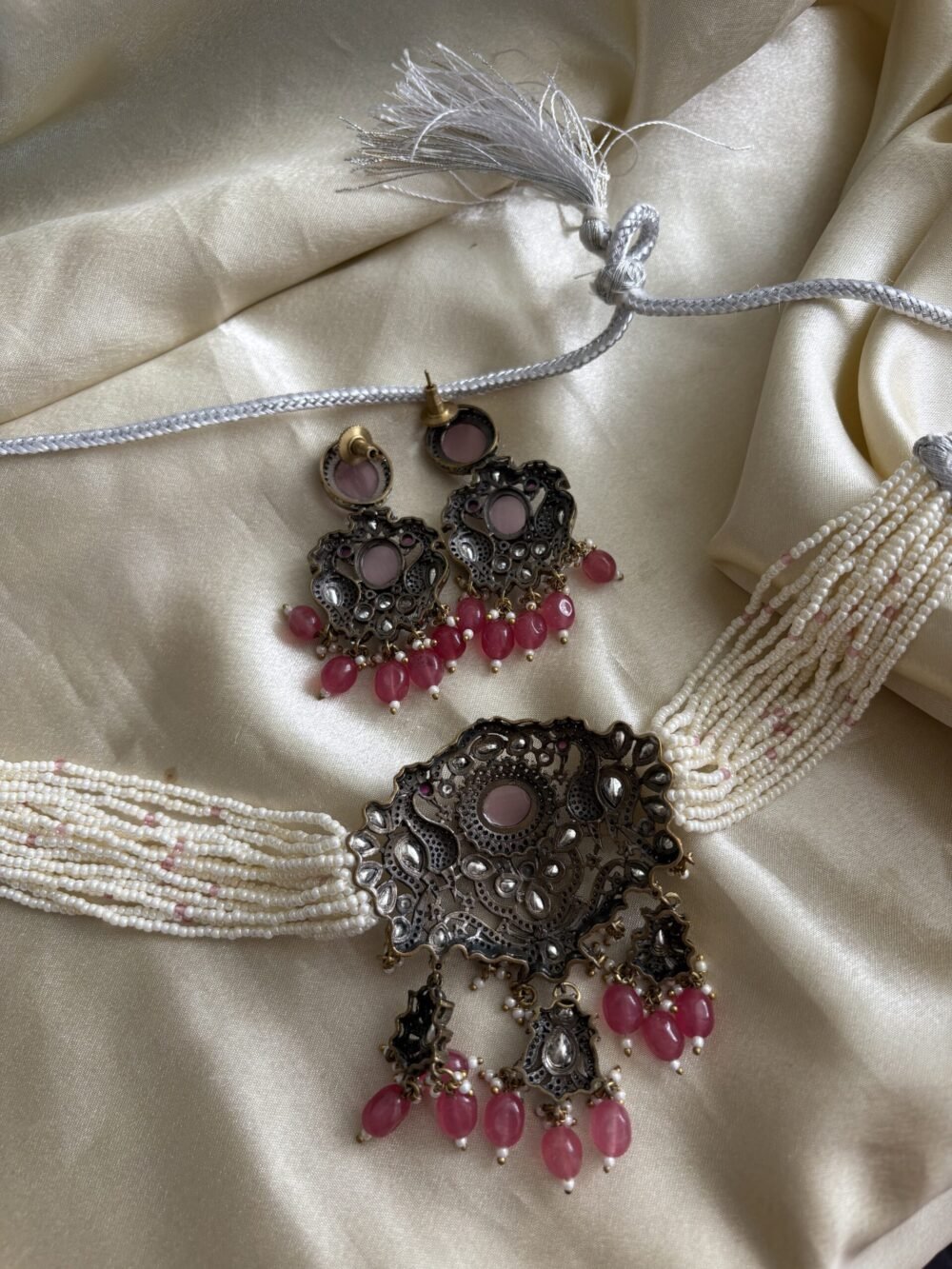 Jigisha Polki Choker Set - Image 8