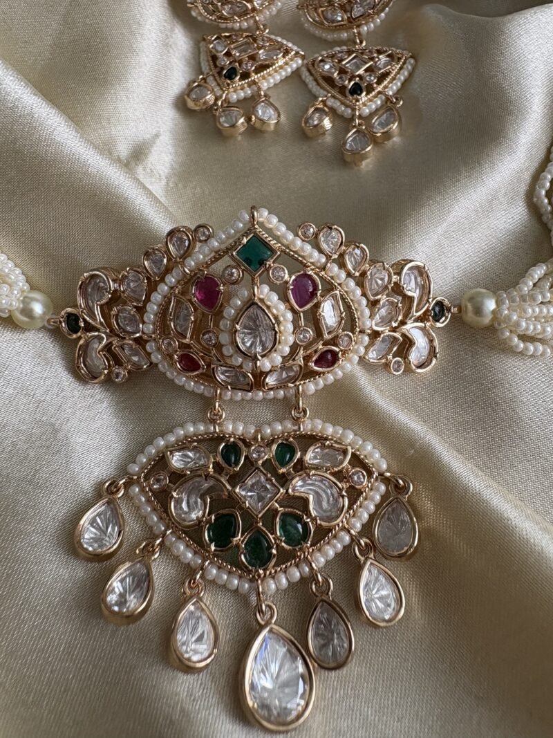 Inaya Polki Choker Set - Image 2
