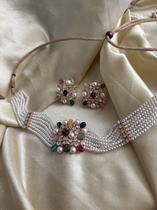 Tanisha Navaratna Choker Set
