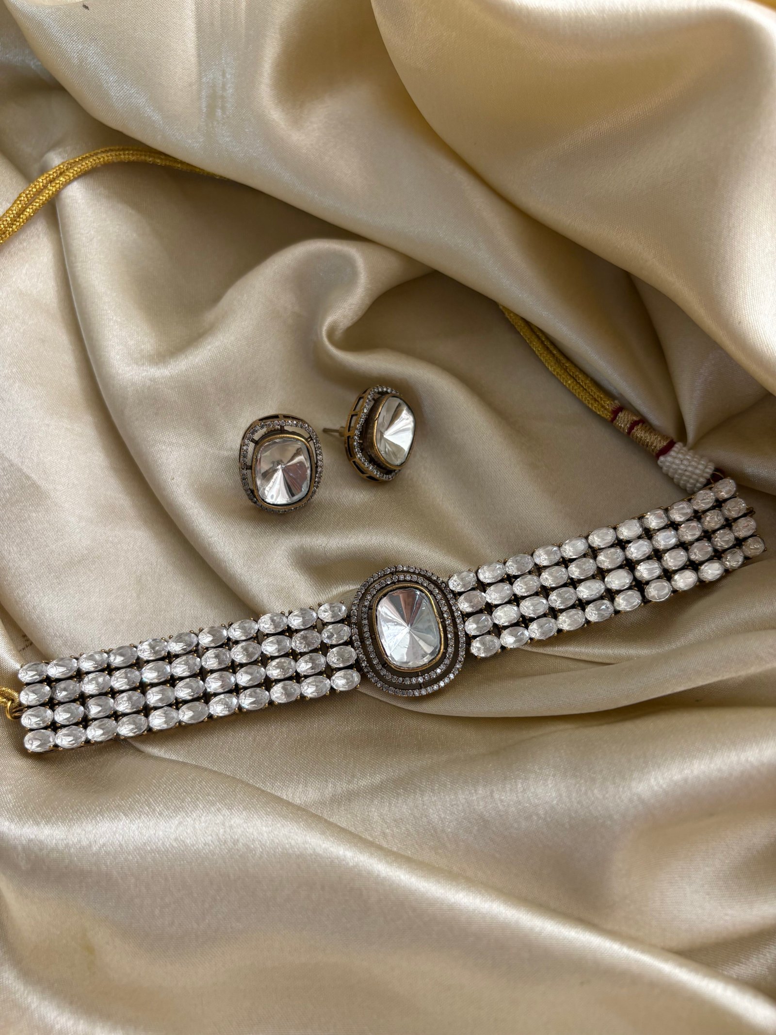 Raavi Polki Choker Set