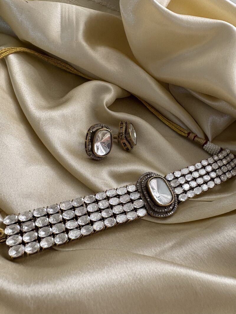 Raavi Polki Choker Set - Image 4